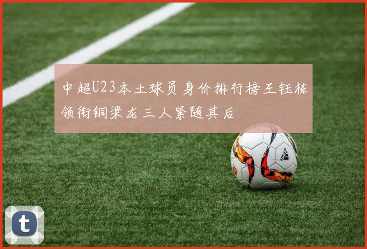 中超U23本土球员身价排行榜王钰栋领衔铜梁龙三人紧随其后